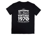 Vintage 1970 T-Shirt | 55th Birthday Gift for Men