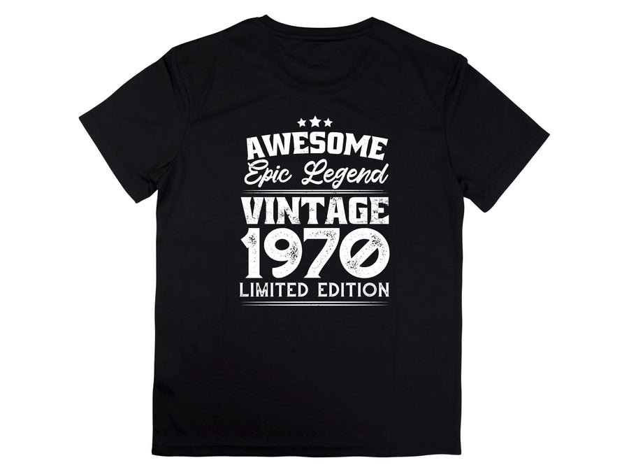 Vintage 1970 T-Shirt | 55th Birthday Gift for Men