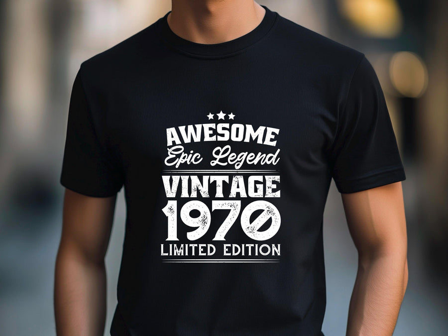 Vintage 1970 T-Shirt | 55th Birthday Gift for Men