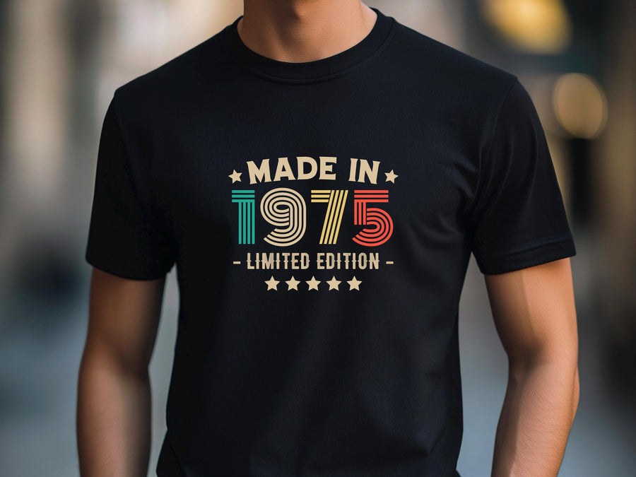 1975 51st Birthday T-Shirt | Funny 51st Gifts for Him and Her, Gifts for Him | Classic 51st T-Shirt for Men and Women