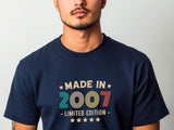 2007 18th Birthday T-Shirt | Funny Gift for Him