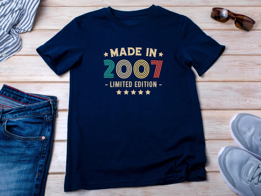2007 18th Birthday T-Shirt | Funny Gift for Him