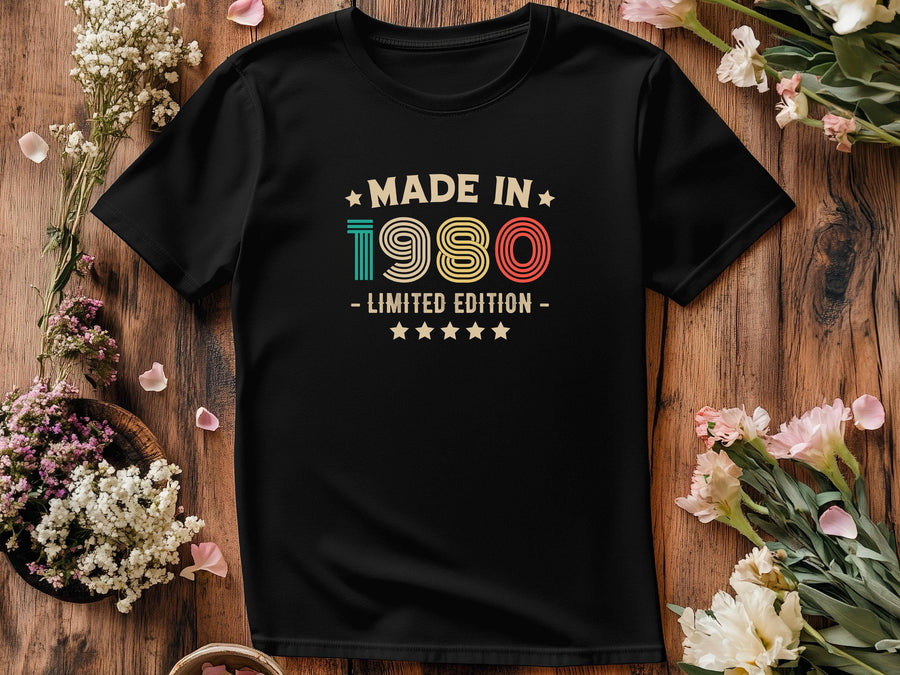 1980 45th Birthday T-Shirt | Funny 45th Gifts for Dad, Gifts for Him | Classic 45th T-Shirt for Men