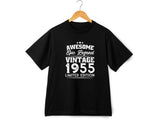 Vintage 1955 Legend T-Shirt | 70th Birthday Gift for Dad