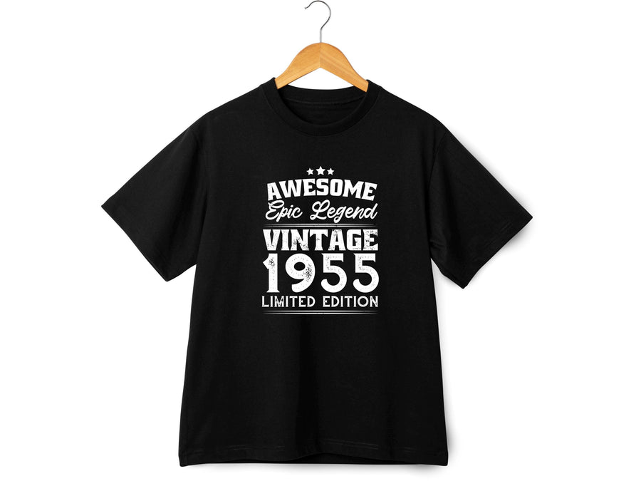 Vintage 1955 Legend T-Shirt | 70th Birthday Gift for Dad