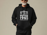 Vintage 1965 Legend Hoodie | 60th Birthday Gift for Men