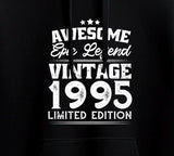 Vintage 1995 Hoodie | 30th Birthday Gift for Men