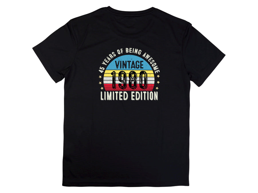 1980 Vintage 45th Birthday T-Shirt | Funny Gift for Dad