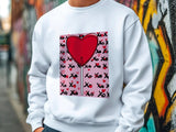 Lollipop Sweatshirt - Colorful Candy Heart, Cute Gift