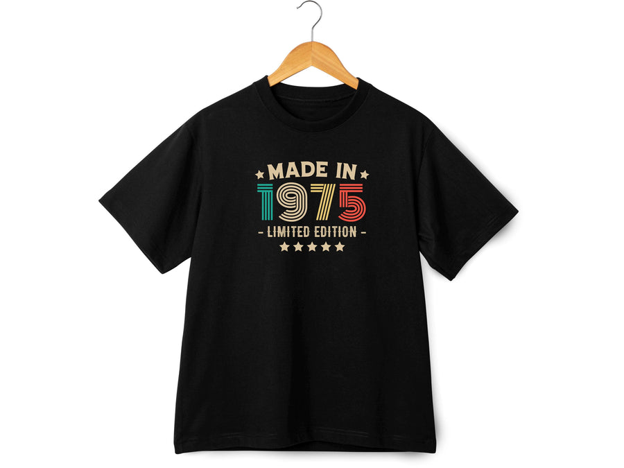 1975 51st Birthday T-Shirt | Funny 51st Gifts for Him and Her, Gifts for Him | Classic 51st T-Shirt for Men and Women