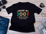 2007 18th Birthday T-Shirt | Funny Gift for Him