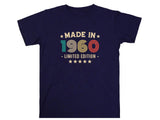 Made in 1960 T-Shirt, 64th Birthday Gift, Limited Edition Tee