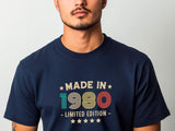 1980 45th Birthday T-Shirt | Funny 45th Gifts for Dad, Gifts for Him | Classic 45th T-Shirt for Men
