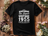 Vintage 1955 Legend T-Shirt | 70th Birthday Gift for Dad
