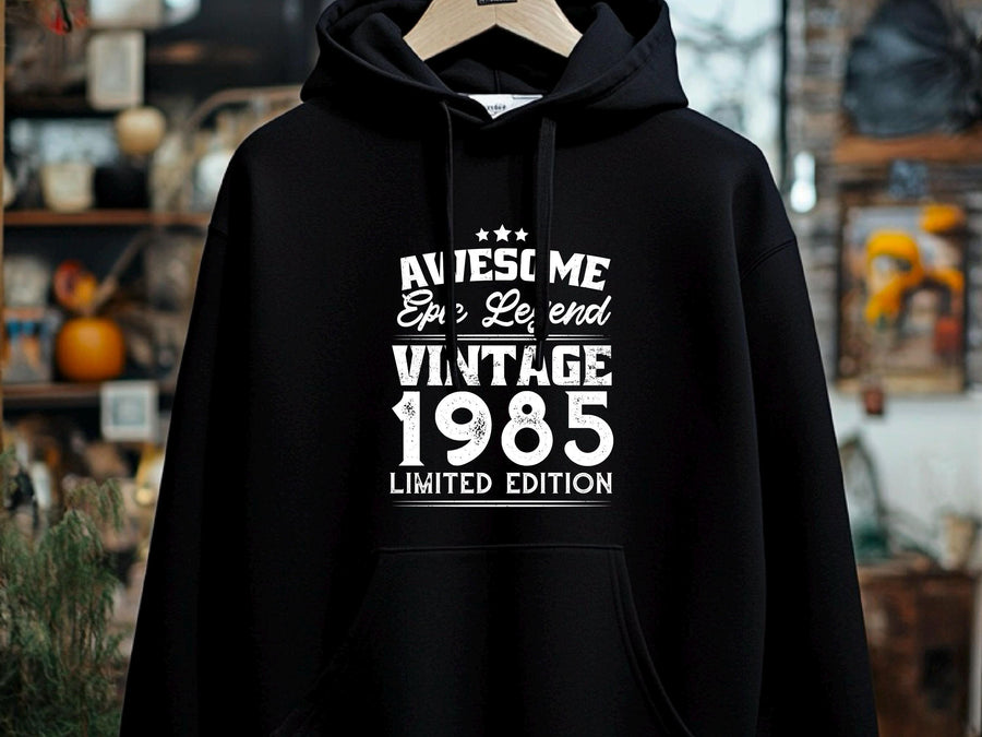 Vintage 1985 Legend Hoodie | 40th Birthday Gift for Men