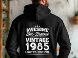 Vintage 1985 Legend Hoodie | 40th Birthday Gift for Men
