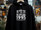 Vintage 1995 Hoodie | 30th Birthday Gift for Men