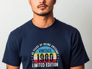 1980 Vintage 45th Birthday T-Shirt | Funny Gift for Dad