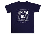 Vintage 1955 T-Shirt – 70th Birthday Gift for Dad