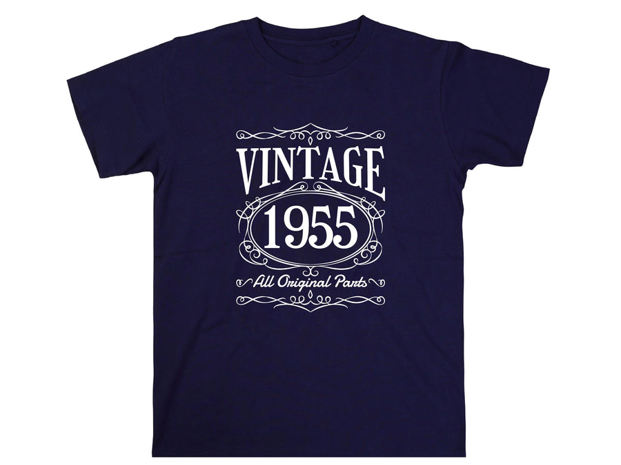 Vintage 1955 T-Shirt – 70th Birthday Gift for Dad