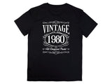 Vintage 1980 - 45th Birthday T-Shirt, All Original Parts, Funny 45th Gift for Dad, 45th Gifts for Men, 45th T-Shirt