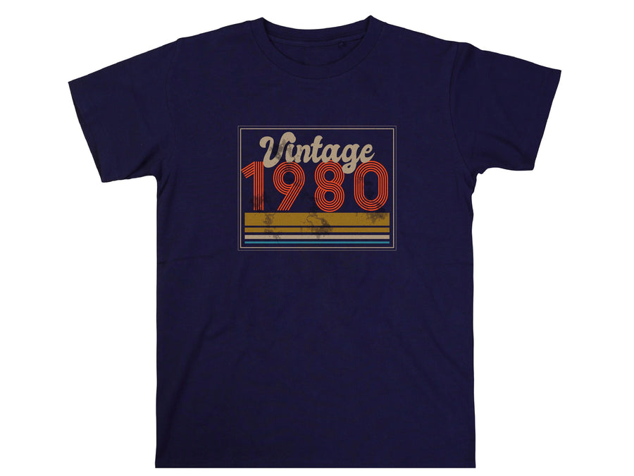 Vintage 1980 45th Birthday T-Shirt – Funny Gift for Dad