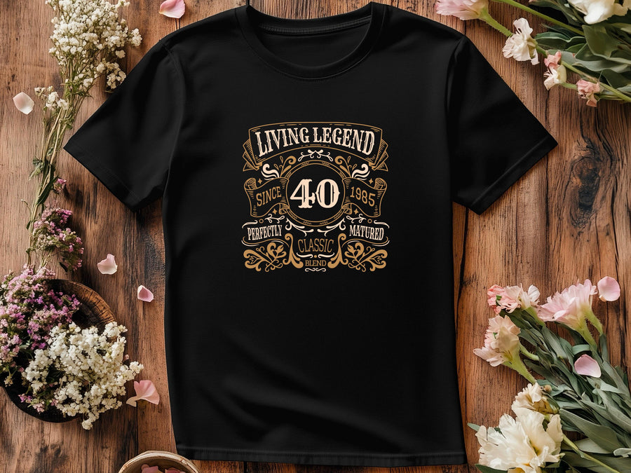 Living Legend 40th Birthday T-Shirt – 1985 Gift for Dad