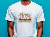 Vintage 1995 - 30th Birthday T-Shirt, PR-ET Design, Funny 30th Gift for Dad, 30th Gifts for Men