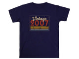 Vintage 2007 T-Shirt – 18th Birthday Gift for Men