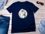 Cute Mama Penguin T-Shirt, Penguin Lovers Gift
