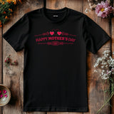 Happy Mother's Day Hearts T-Shirt, Gift for Mom