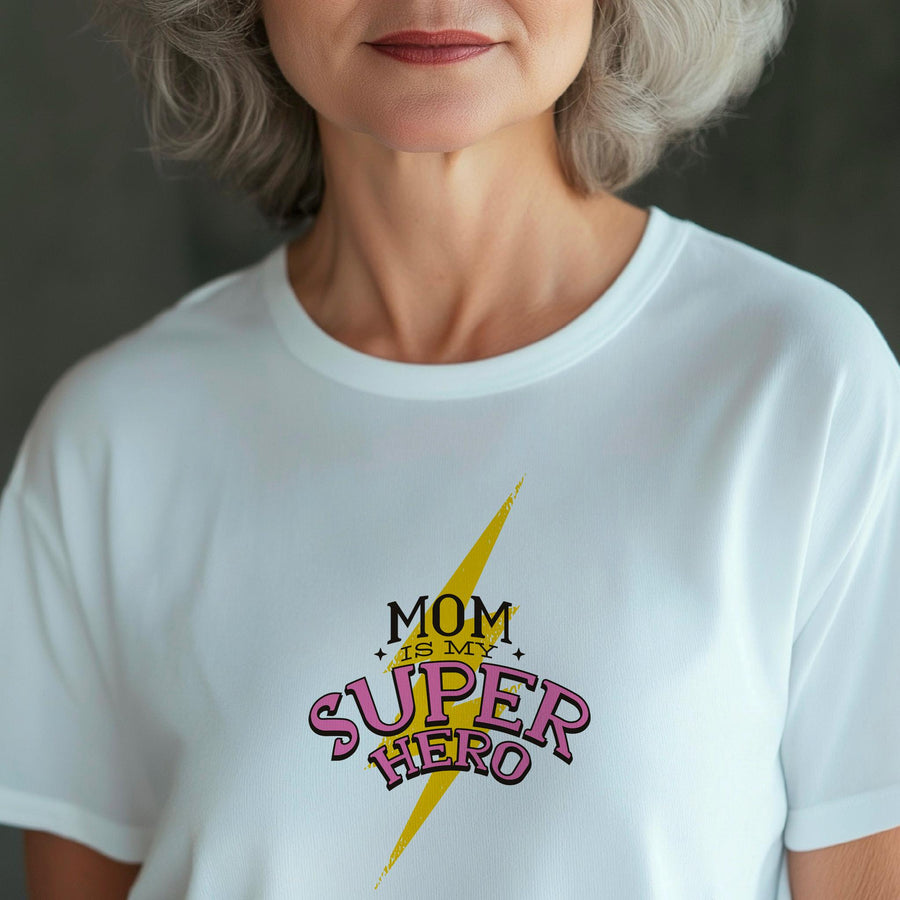 Superhero Mom T-Shirt – My Best Friend, My Forever Hero, Mother's Day Gift, Mom Shirt, Comic Book Style Tee, Super M