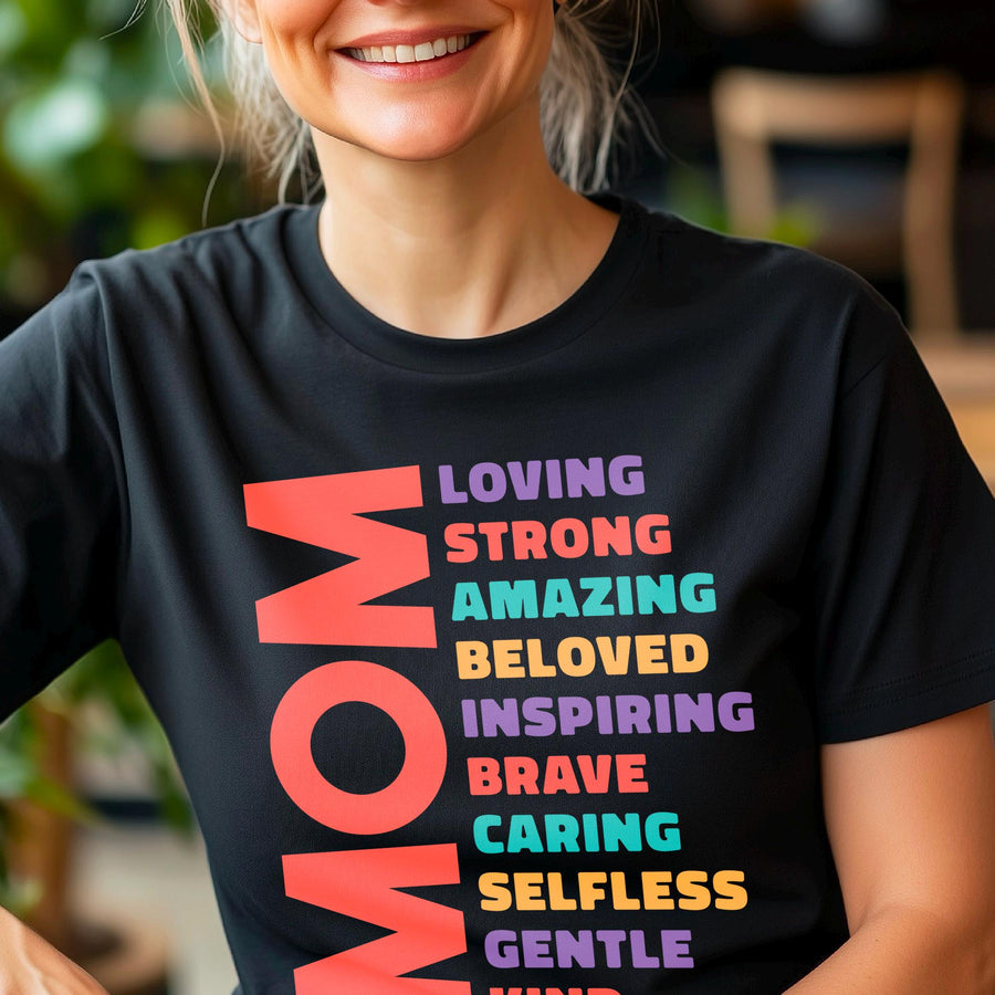 Mother Acrostic T-Shirt, Mother's Day Gift