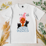 Cat mom three cats Shirt, Gift For Cat Mom, Cat Gift For Mothers Day, Cat Mama Shirts, Cat Lover Shirt, New Cat Mom Shir