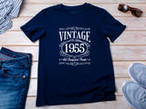 Vintage 1955 T-Shirt – 70th Birthday Gift for Dad