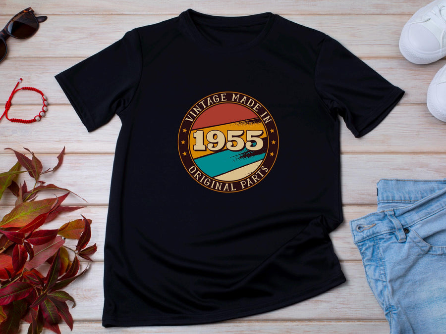 1955 Vintage Made with Original Parts T-Shirt - 70th Birthday Gift