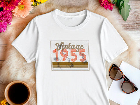 Vintage 1955 T-Shirt - Funny 70th Birthday Gift for Dad