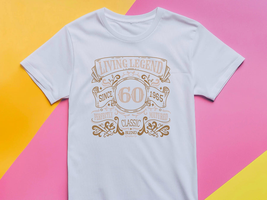 Living Legend 60th Birthday T-Shirt – Funny Gift for Dad, Grandpa