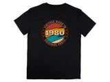 Vintage 1980 45th Birthday T-Shirt – Made with Original Parts
