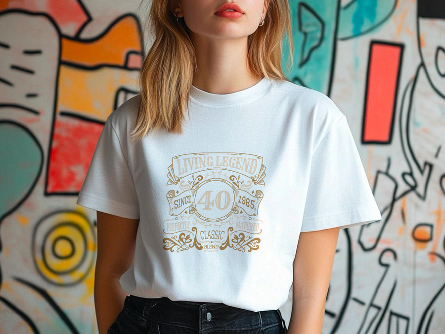 Living Legend 40th Birthday T-Shirt – 1985 Gift for Dad