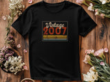 Vintage 2007 T-Shirt – 18th Birthday Gift for Men