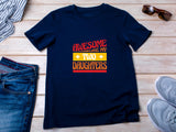 Awesome like my two daughters T-shirt, mothers Day, Funny Shirt For mom, proud mom Tee, Great Present Shirt Vintage For 