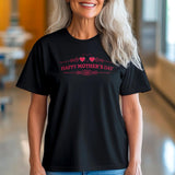 Happy Mother's Day Hearts T-Shirt, Gift for Mom