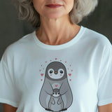 Mama Penguin Shirt, Cute Mommy and Me T-Shirt, Penguin Lover Gift