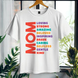 Mother Acrostic T-Shirt, Mother's Day Gift
