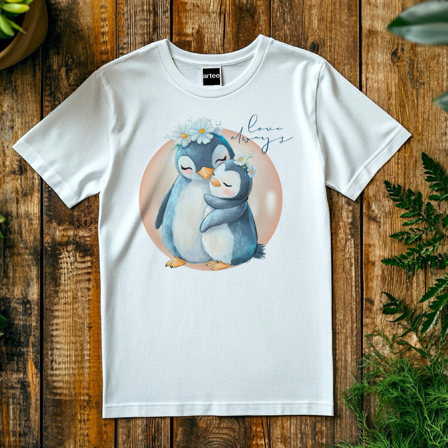 Cute Mama Penguin T-Shirt, Penguin Lovers Gift