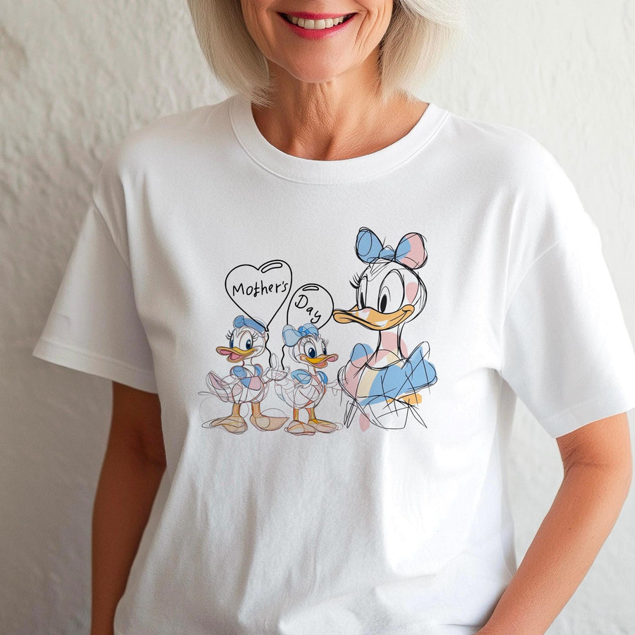 Daisy Duck Mother's Day T-Shirt, Disney Family Trip Tee