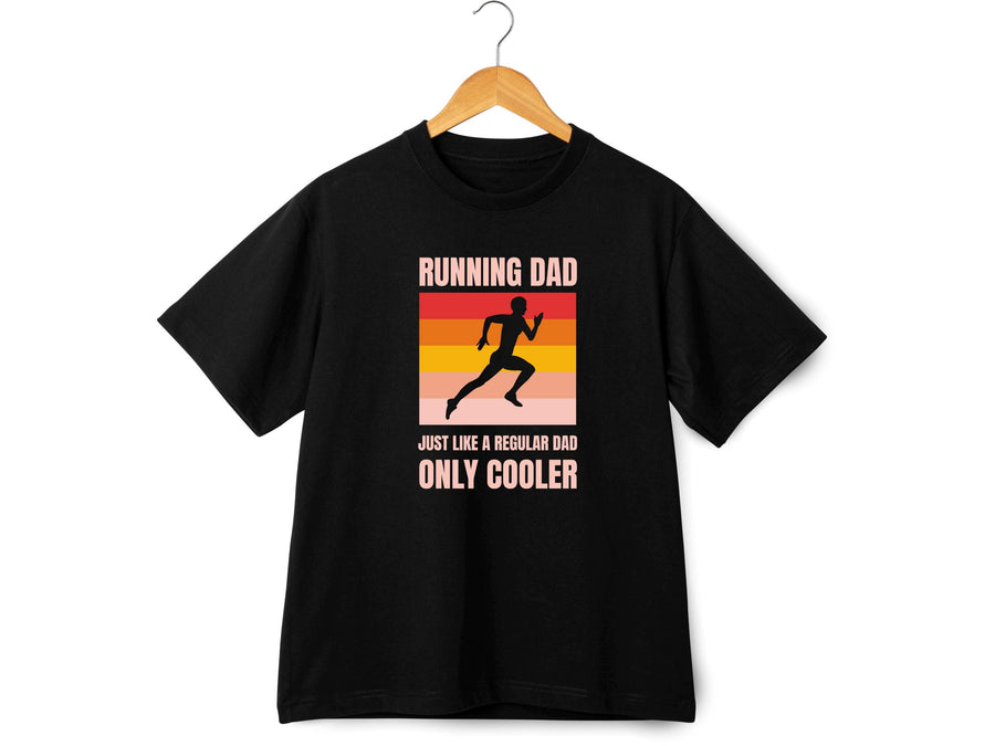 Running Dad Marathon Runner T-Shirt, Father's Day Gift