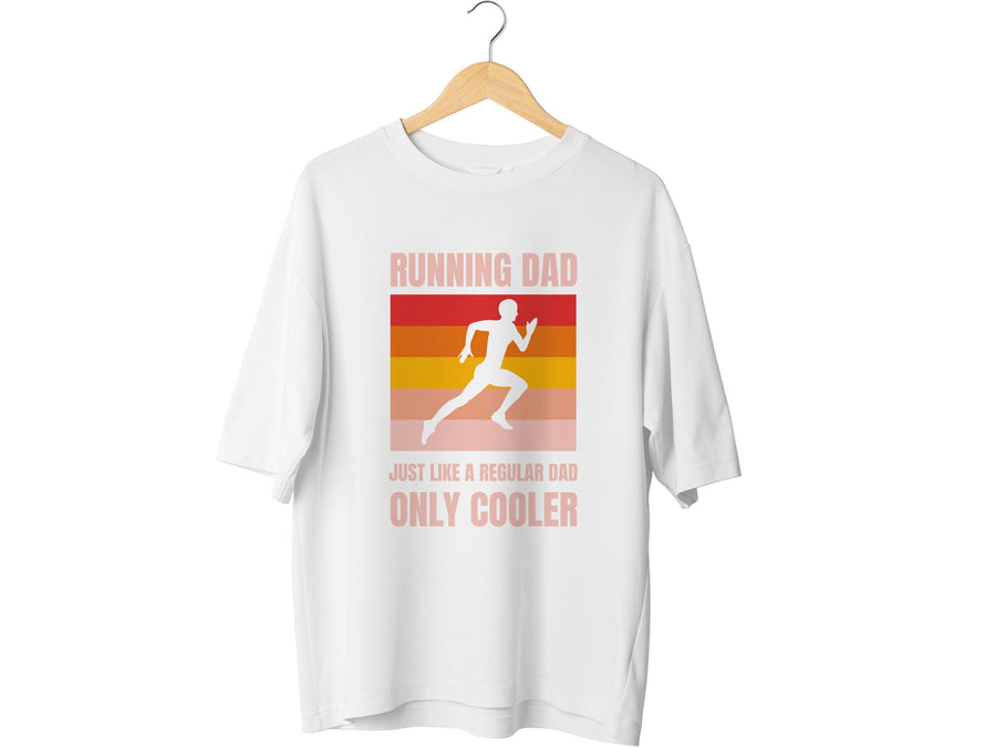 Running Dad Marathon Runner T-Shirt, Father's Day Gift