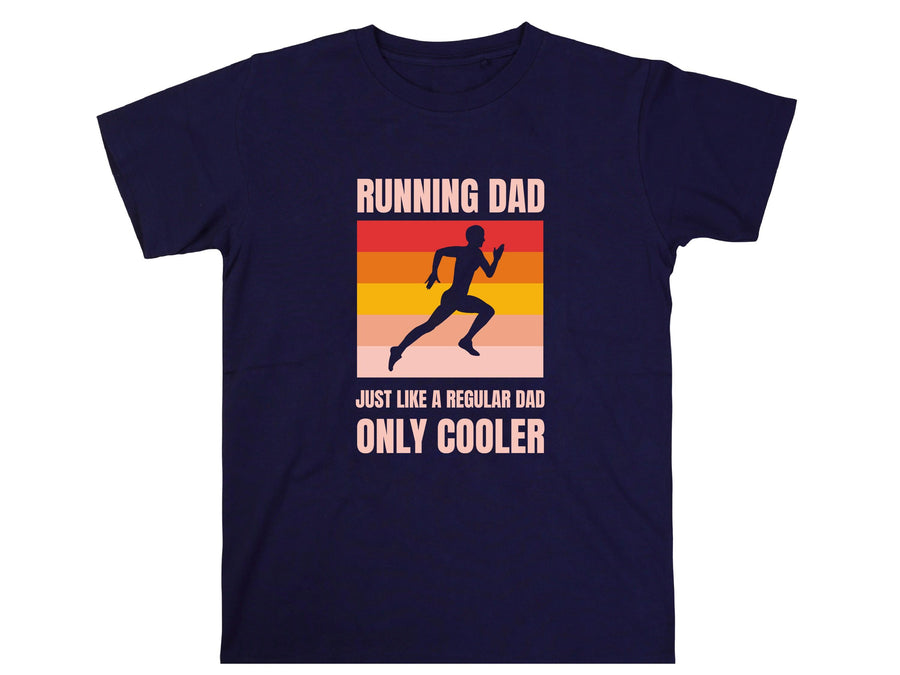 Running Dad Marathon Runner T-Shirt, Father's Day Gift